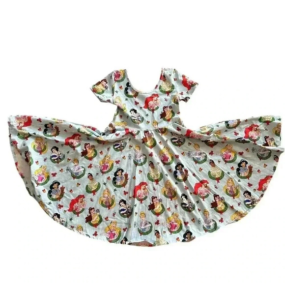 Wild Rich Kids dress twirl disney princess rare christmas print youth size 11/12 - Picture 5 of 10